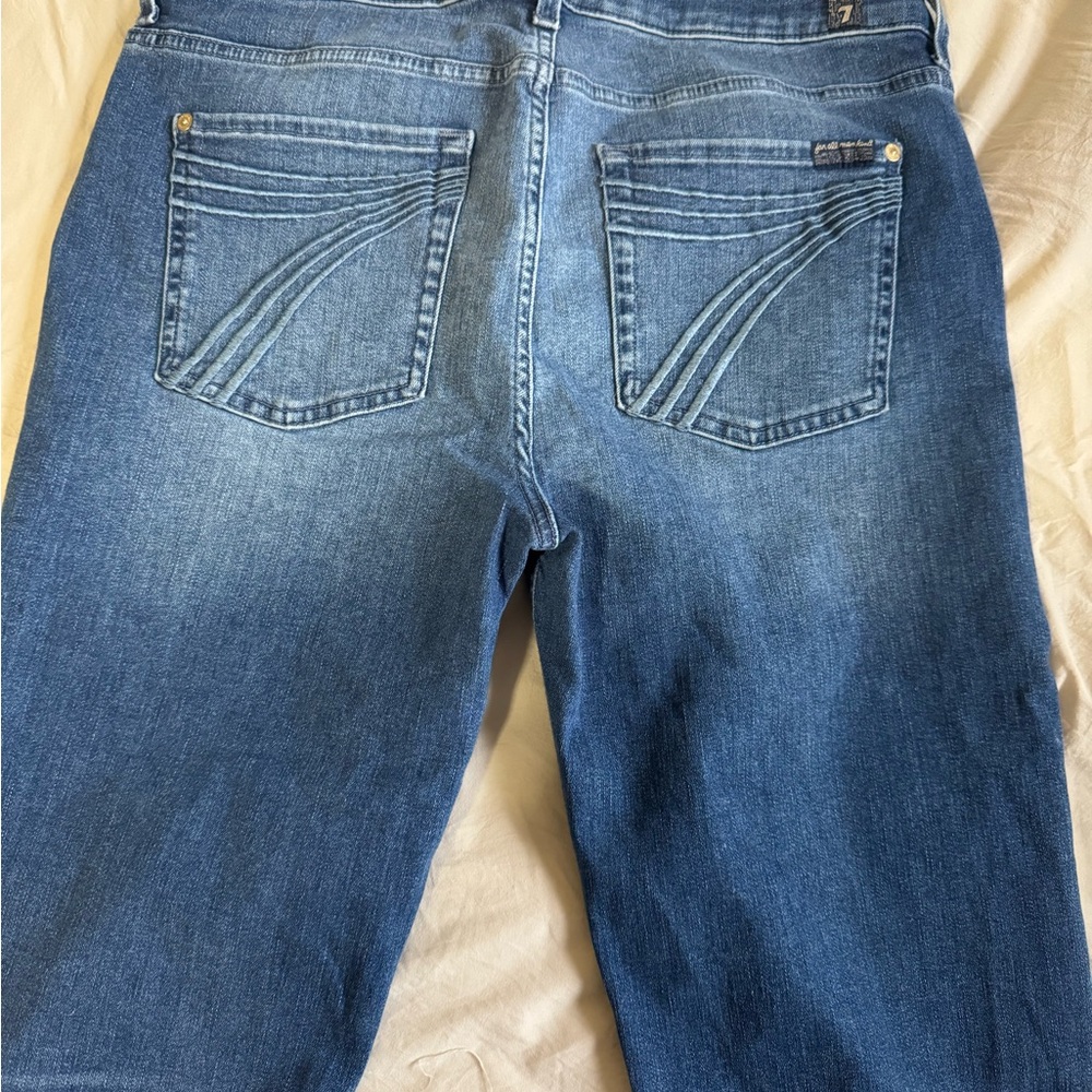 7 For All Mankind High Rise Blue Jean